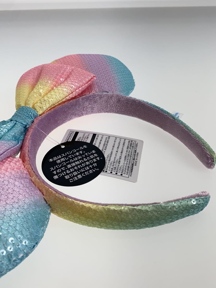 Disney RESORT × Disney Pastel Rainbow Minnie-Style Headband