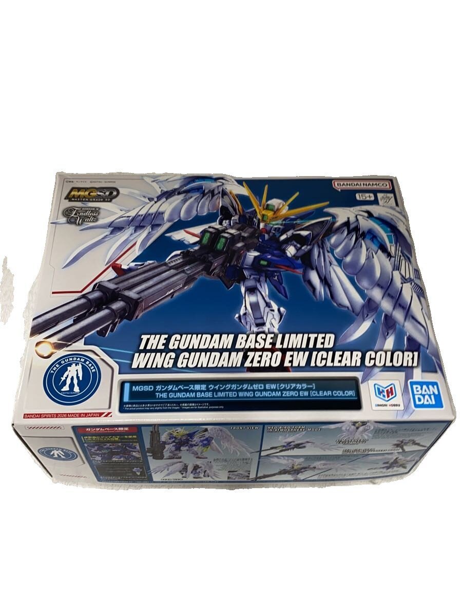 BANDAI SPIRITS MGSD Wing Gundam Zero EW [Clear Color] Gundam Base Limited Edition