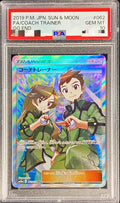 Pokemon TCG Coach Trainer SR 062/054 PSA 10