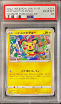Pokemon TCG Mischievous Pichu P 214/S-P PSA 10
