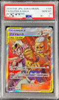 Pokemon TCG Guzma & Hala SR 105/095 PSA 10