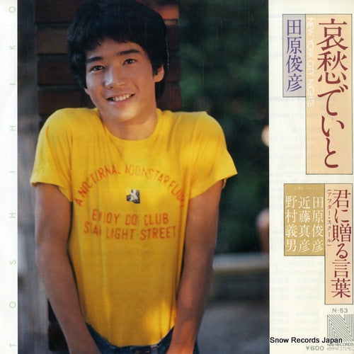Vintage Record TAHARA, TOSHIHIKO - new york city nights - N-53