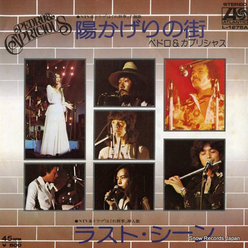 Vintage Record PEDRO AND CAPLICIOUS - hikageri no machi - L-1275A