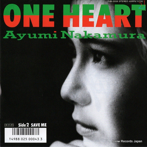 Vintage Record NAKAMURA, AYUMI - one heart - 7HB-2008