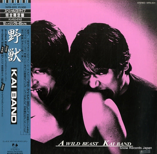 Vintage Record KAI BAND - a wild beast - 15FB-2011