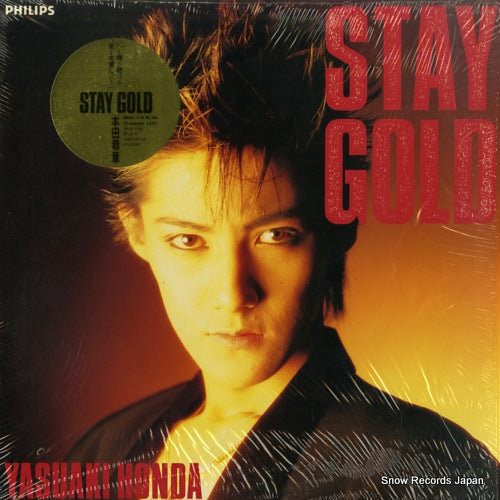 Vintage Record HONDA, YASUAKI - stay gold - 28PL-109