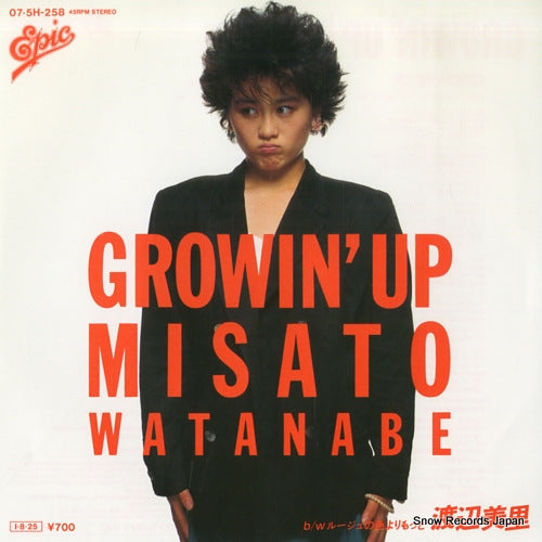 Vintage Record WATANABE, MISATO - growin'up - 07.5H-258