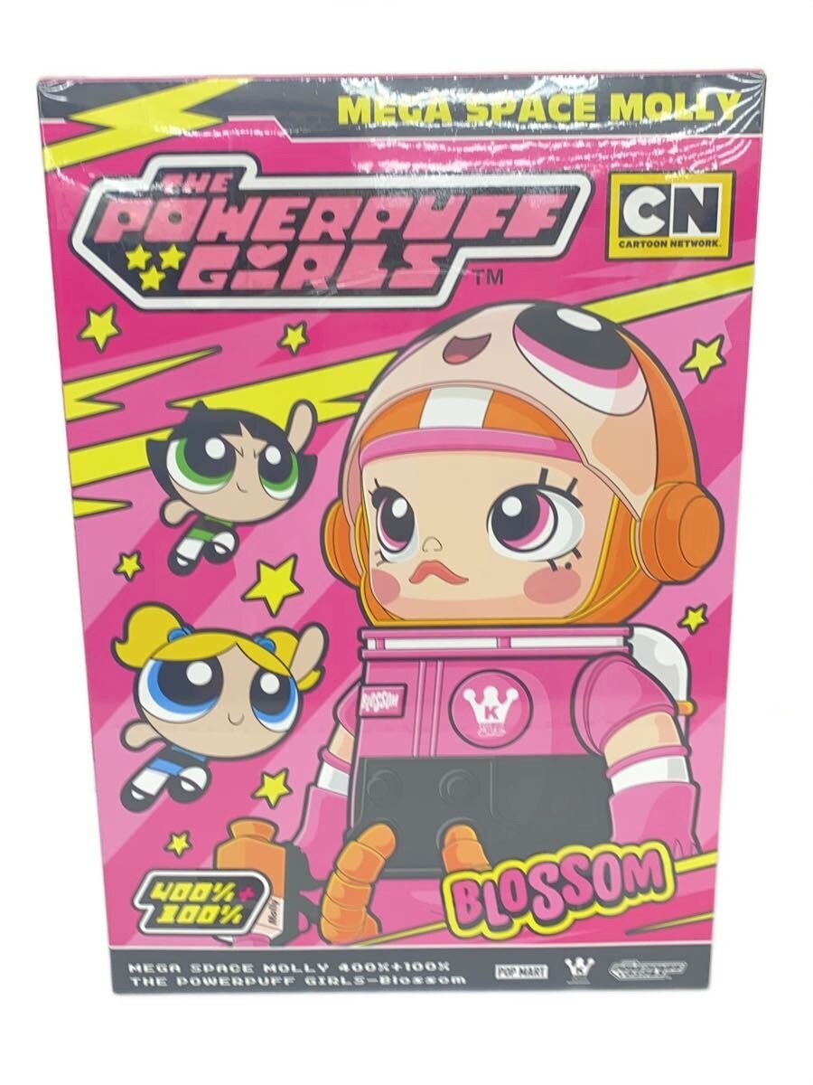 POP MART MEGA SPACE MOLLY 400/100 The Powerpuff Girls Blossom Figure