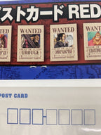 Misc. Brand ONE PIECE Straw Hat Pirates Wanted Poster Postcard BLUE