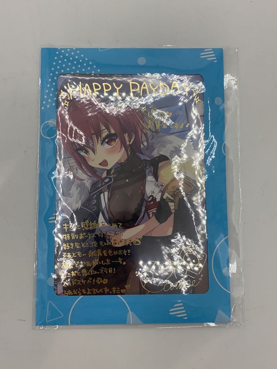 Misc. Brand Houshou Marine 2 Million Subscribers Commemorative Postcard