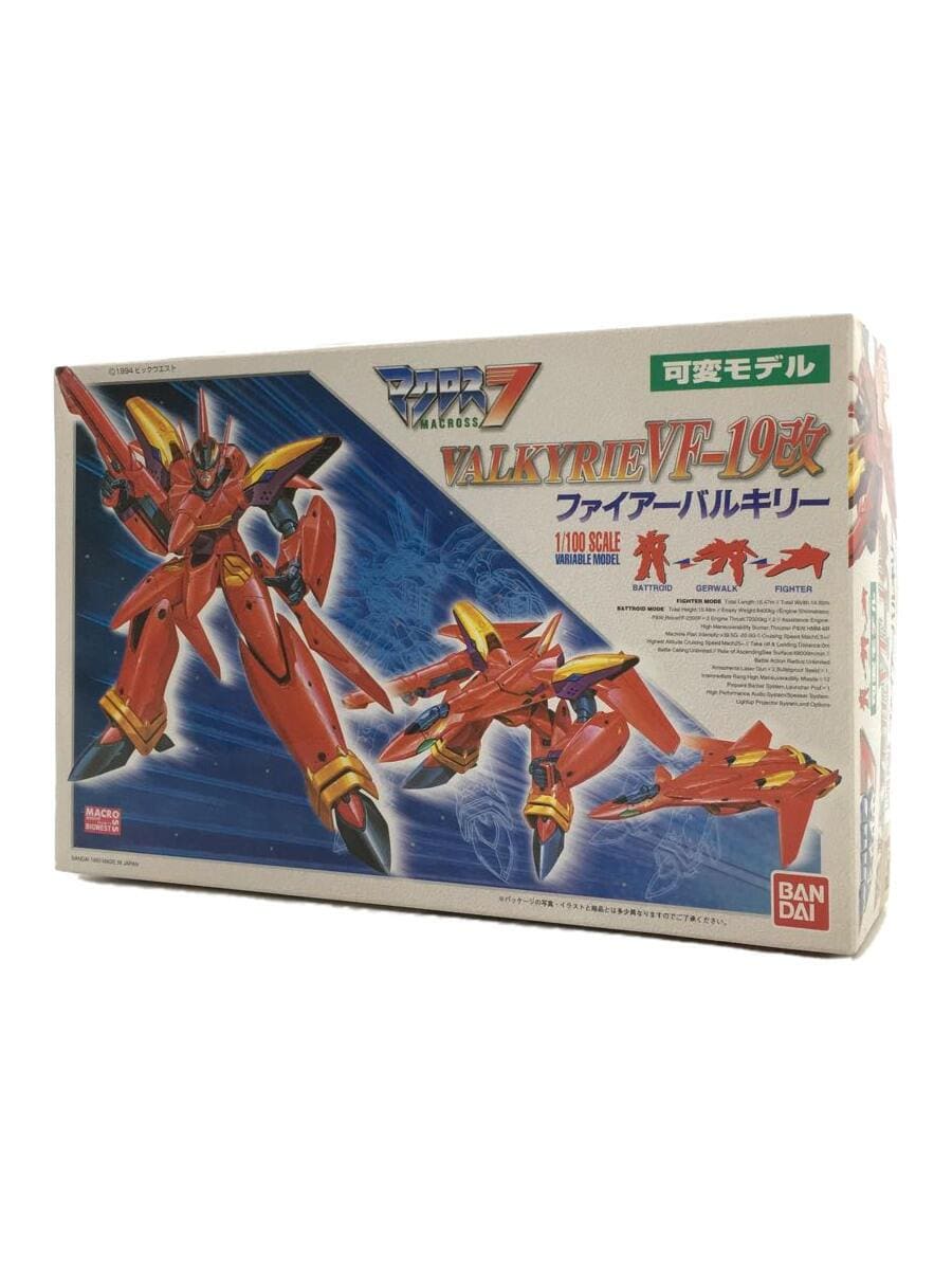 BANDAI 1/100 VF-19 Custom Fire Valkyrie Macross 7 Model Kit