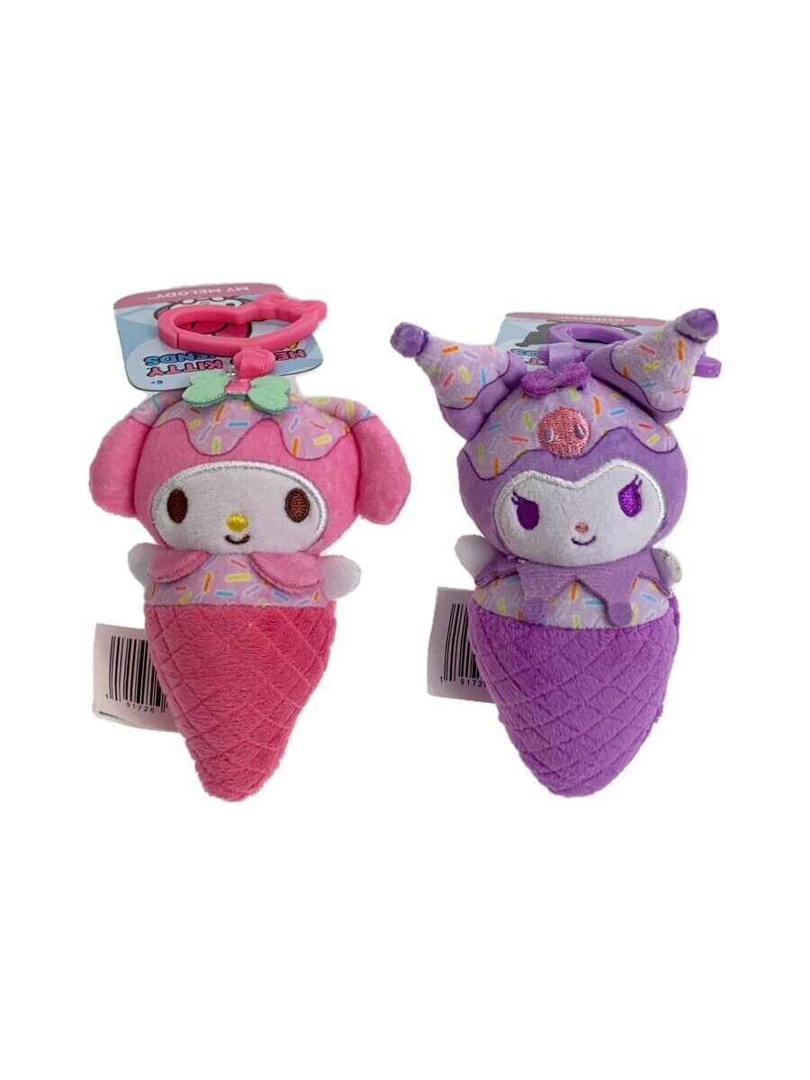 Sanrio My Melody / Kuromi Clip Keychain Ice Version 2-Piece Set