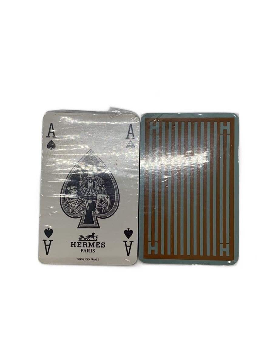 HERMES Striped Playing Cards