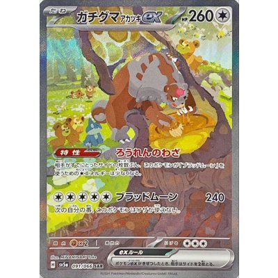 Pokemon TCG Bewear Akatsuki ex【SAR】{091/066}