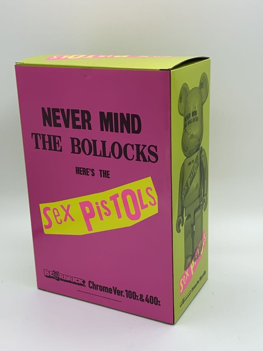 MEDICOM TOY Sex Pistols BE@RBRICK Chrome Ver. 100% & 400% Figure